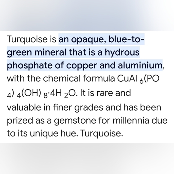 Silver Oval Turquoise Cabachon Ring - Picture 4 of 6